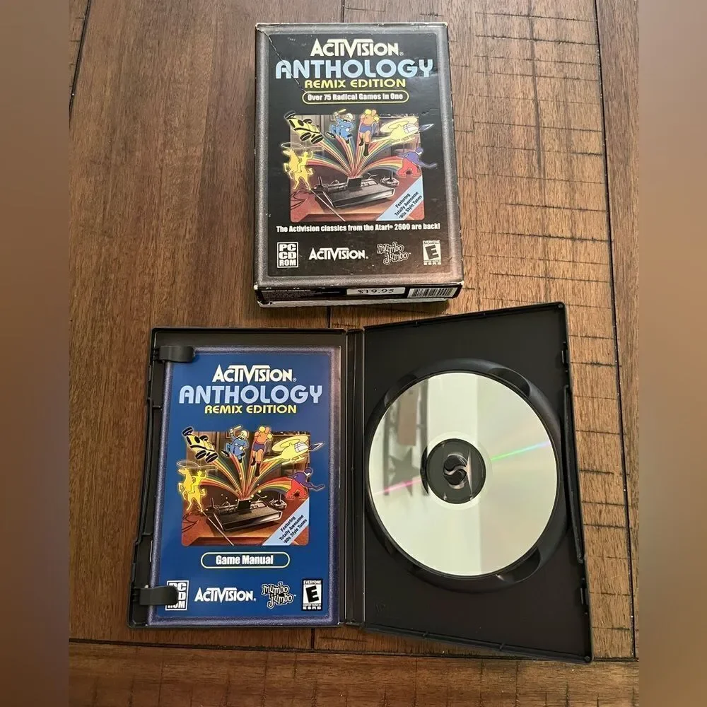 ACTIVISION ANTHOLOGY Remix Edition PC CD-ROM Atari 2600 75+ Classic Games VTG‎